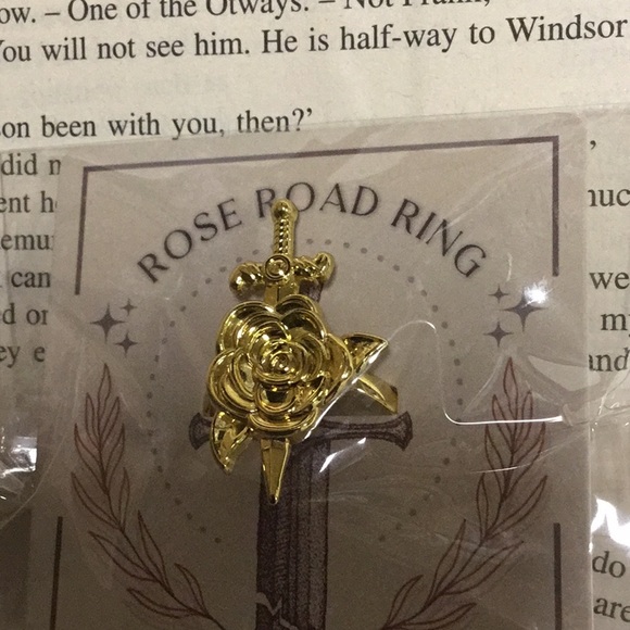 *3 for $15*  Bookish ring inspired by A Broken Blade by Melissa Blair - Picture 1 of 4